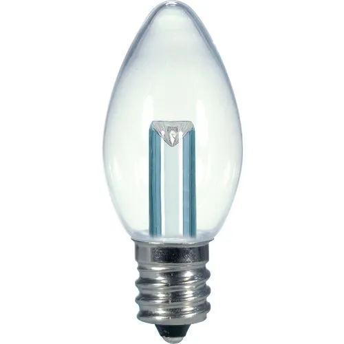 S9156 Satco C7 Candelabra LED Decorative Light Bulb