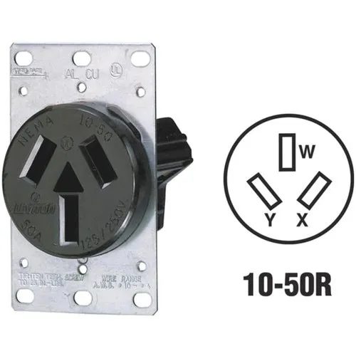 R20-05050-P00 Leviton Non-Grounding Range Power Outlet