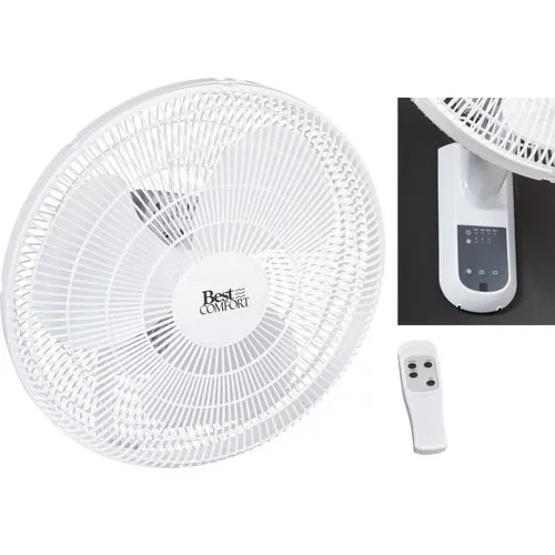 15258-R PG Best Comfort 16 In. Oscillating Wall-Mount Fan