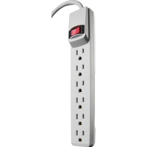 41367 Woods Plastic 6-Outlet Power Strip