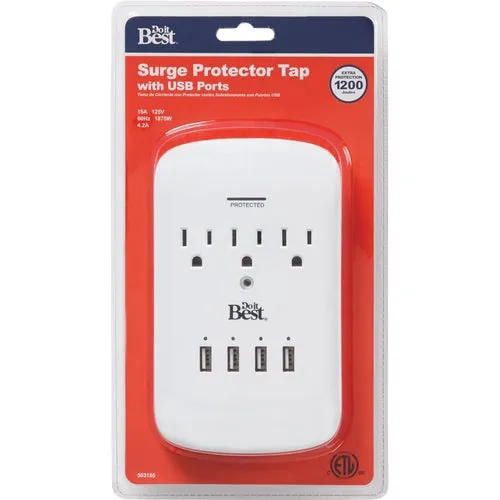 LA-9A-4 Do it Best 3-Outlet Surge Protector