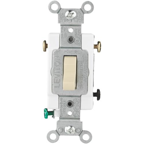 S08-CS320-2WS Leviton Commercial Grade Grounded Quiet Switch