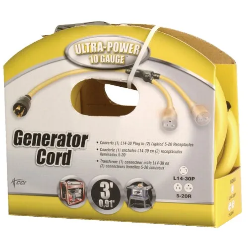 19348802 Coleman Cable Ultra-Power 10/4 Generator Cord