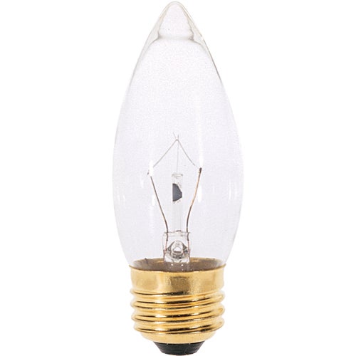 S3731 Satco Medium B11 Incandescent Decorative Blunt Tip Light Bulb
