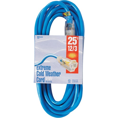 2437 Coleman Cable ColdFlex 12/3 Extension Cord