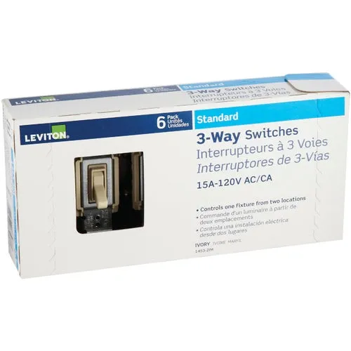 M02-1453-2WM Leviton Quiet 3-Way Switch