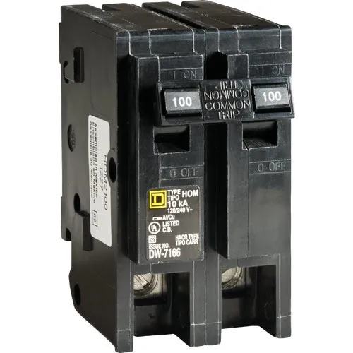 HOM2100CP Square D Homeline Double-Pole Main Breaker