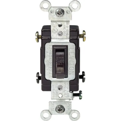 S07-CS220-2IS Leviton Grounded Quiet Double Pole Switch