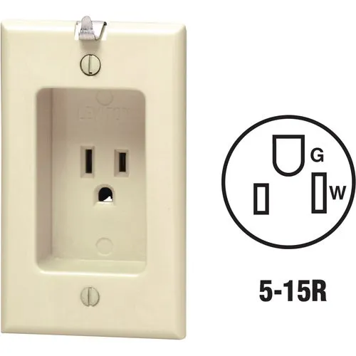 101-00688-00I Leviton Single Clock Outlet