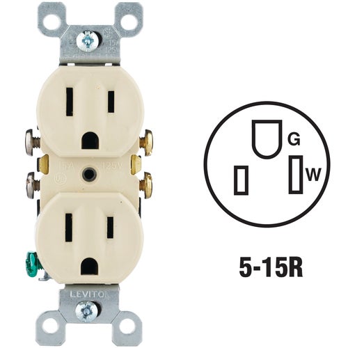 C22-05320-00W Do it Duplex Outlet