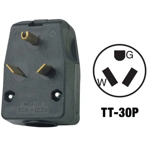 R55-00830-00E Leviton Angle Power Plug