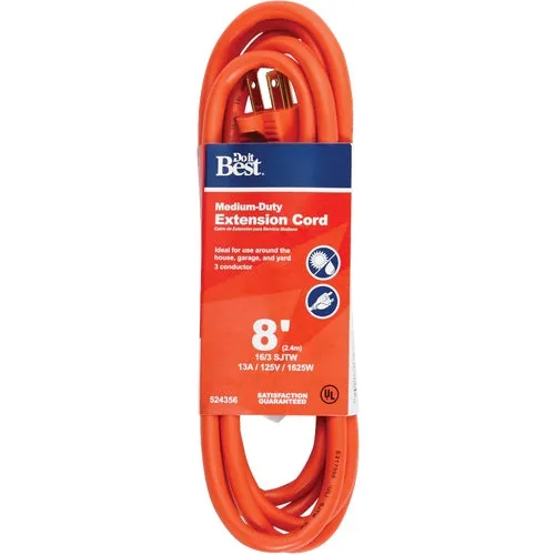 OU-JTW163-100-OR Do it Best 16/3 Outdoor Extension Cord