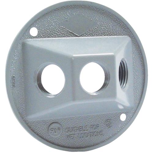 5197-5 Bell Round Cluster Weatherproof Outdoor Box Cover