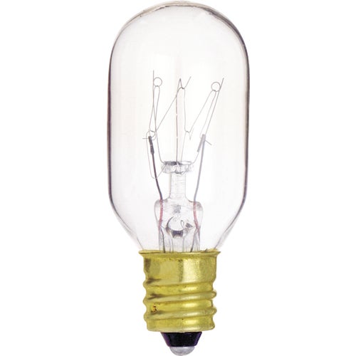S4718 Satco T7 Candelabra Base Incandescent Tubular Appliance Light Bulb