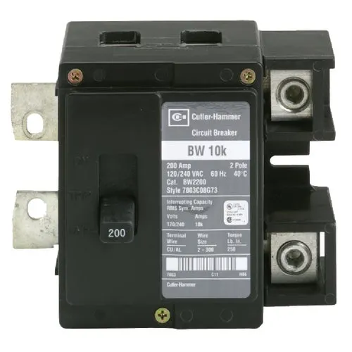 BW2200 Eaton BW Main Breaker