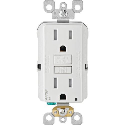 R12-AGTR1-0KW Leviton SmartLockPro Dual Function AFCI/GFCI Outlet