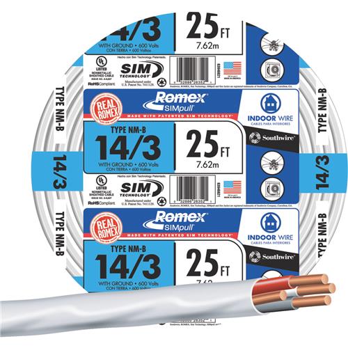 63946872 Romex 14-3 NMW/G Electrical Wire