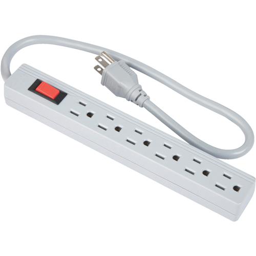 LTS-6S Do it Grounded 6-Outlet Surge Protector Strip