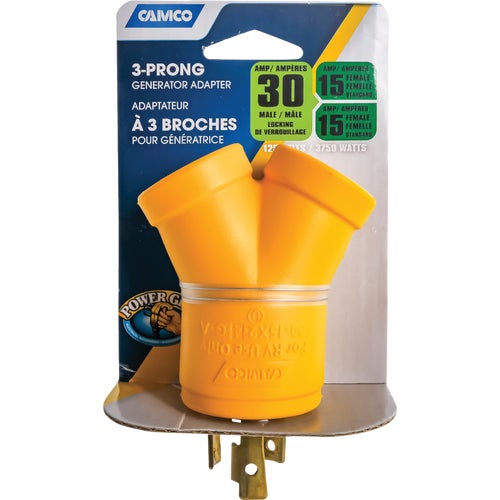 55438 Camco Power Grip Y RV Generator Adapter