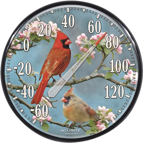 1924 Acu-Rite Cardinal Outdoor Wall Thermometer