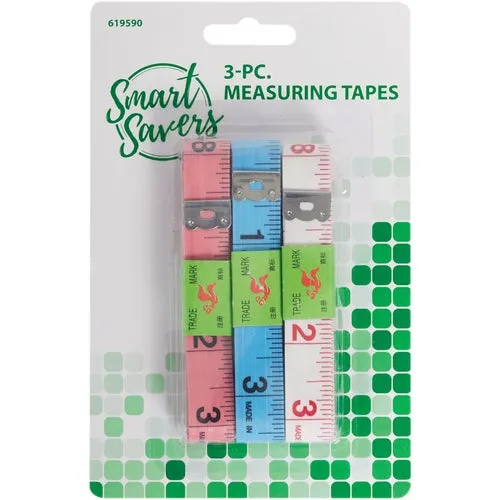 AR047 Smart Savers 3-Piece Measuring Tape