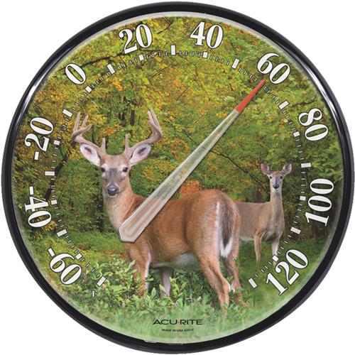 1932 AcuRite Deer Indoor And Outdoor Thermometer