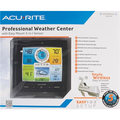 1529 Acu-Rite 5-In-1 Color Weather Station