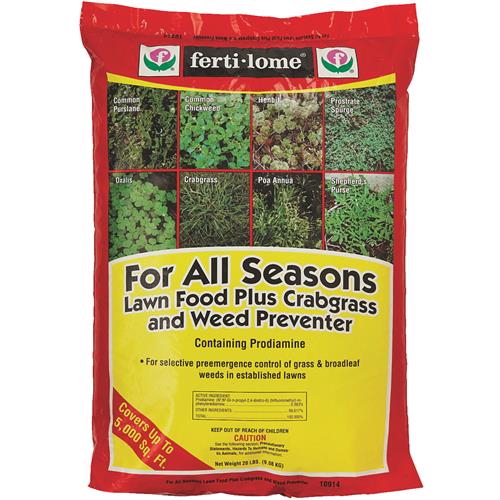 11914 Ferti-lome For All Seasons II Lawn Fertilizer With Crabgrass & Weed Preventer