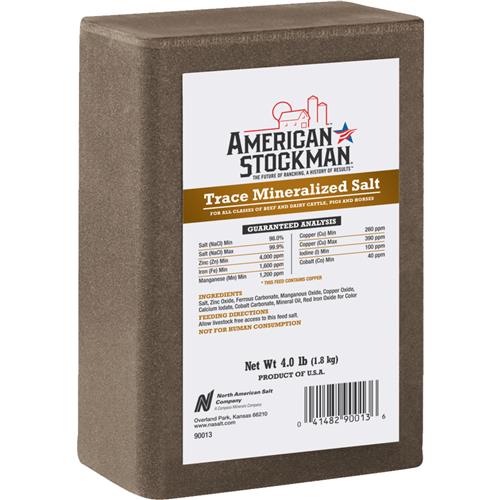 90013 American Stockman Trace Mineral Salt Block