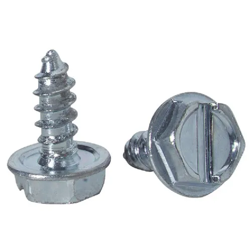 70250 Hillman The Fastener Center Slotted Hex Washer Head Zinc Sheet Metal Screw