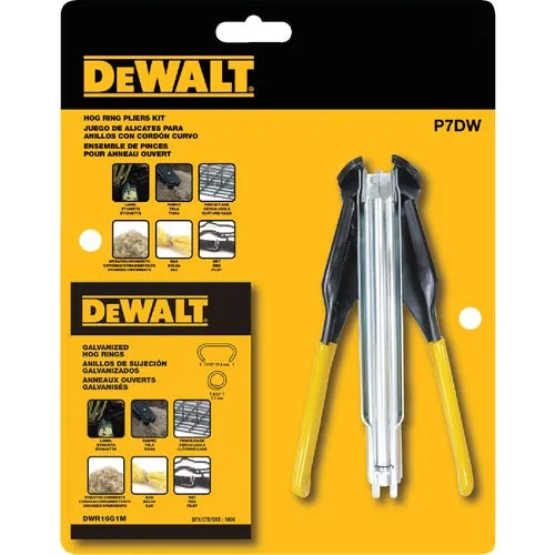 P7DW DeWalt Hog Ring Pliers Kit