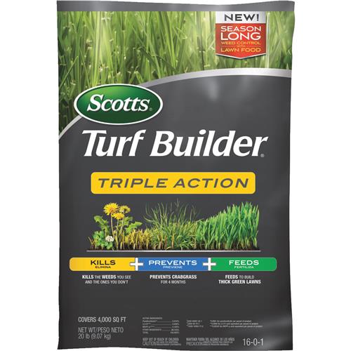 26005 Scotts Turf Builder Triple Action Lawn Fertilizer With Weed Killer