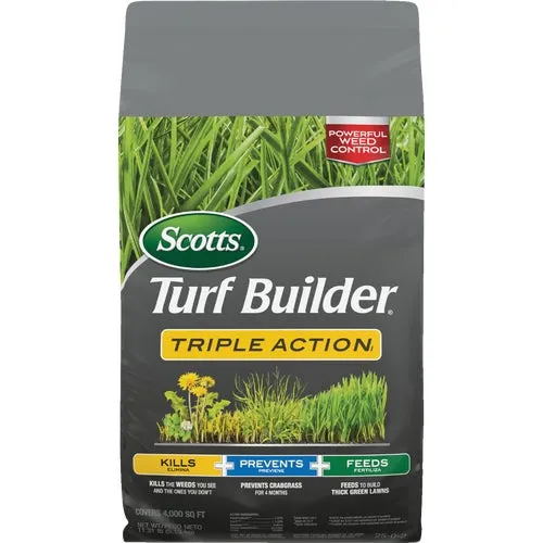 26005 Scotts Turf Builder Triple Action Lawn Fertilizer With Weed Killer