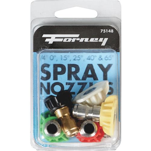 75149 Forney Quick Connect Pressure Washer Spray Tip Set