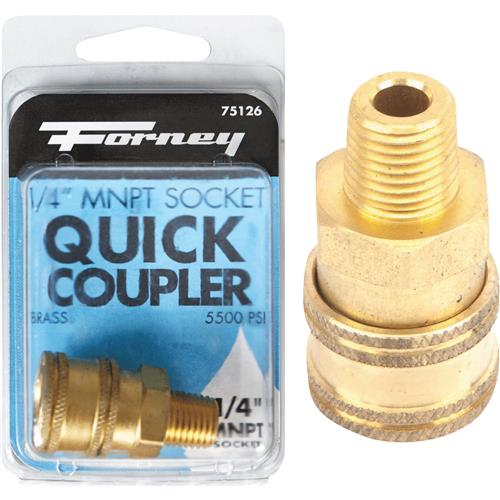 75126 Forney 1/4 Male Quick Coupler Pressure Washer Socket