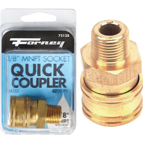 75128 Forney 3/8 Male Quick Coupler Pressure Washer Socket