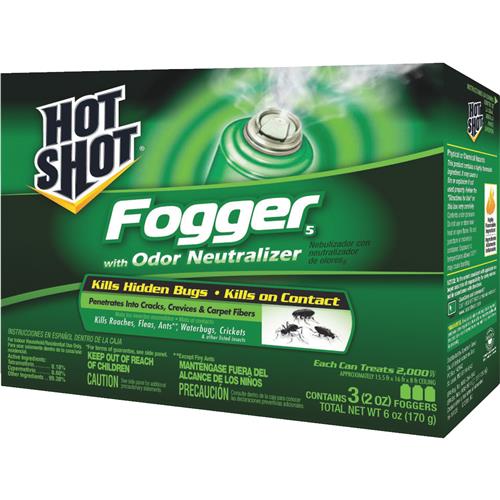 HG-96180 Hot Shot Indoor Insect Fogger With Odor Neutralizer