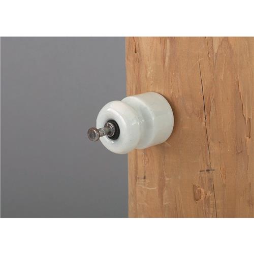 16D-25 Dare Standard Nail-On Porcelain Line Electric Fence Insulator