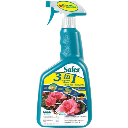 5452-6 Safer 3-in-1 Insecticidal Soap With Fungicide Insect Killer