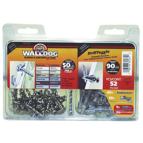 42071 Hillman Walldog and Drill Toggle Kit