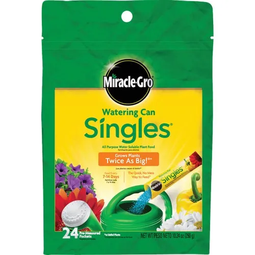 101430 Miracle-Gro Watering Can Singles Dry Plant Food