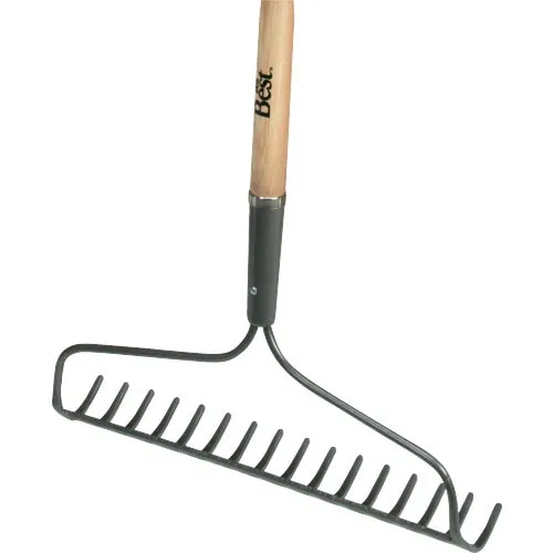 YN-RO12-16-2L Do it Best Wood Long Handle Bow Garden Rake