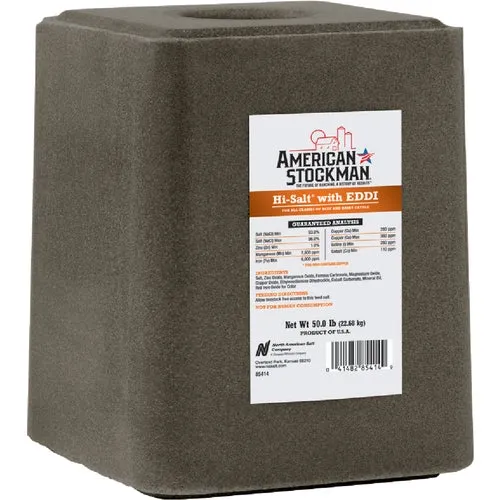 85414 American Stockman Hi-Salt With EDDI Mineral Block
