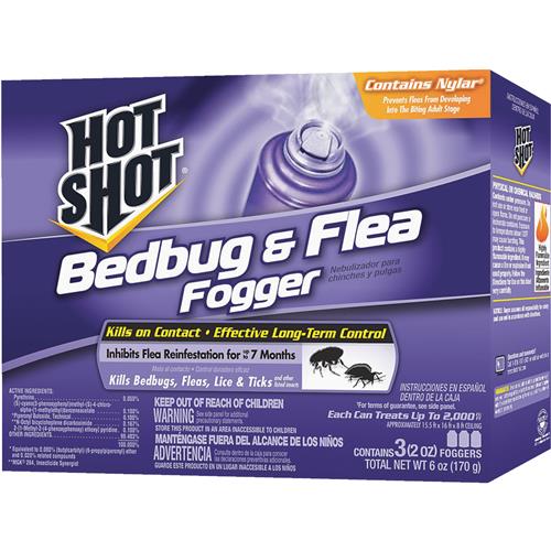 HG-95911 Hot Shot Flea & Bedbug Indoor Insect Fogger