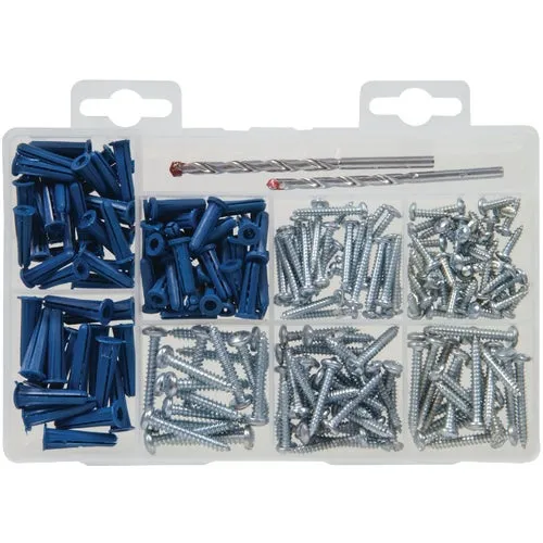130252 Hillman Screw and Anchor Assortment Kit