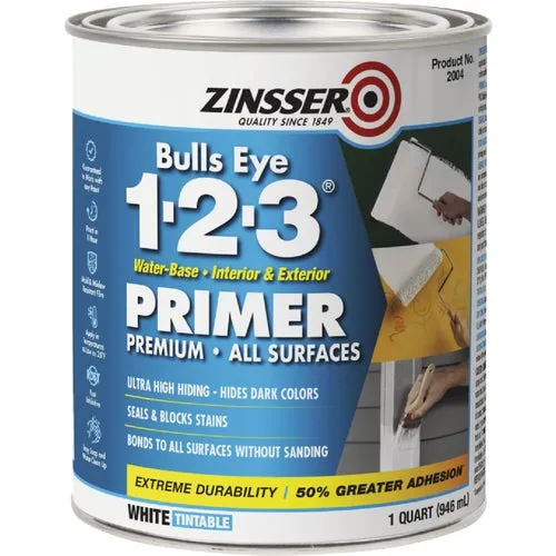 2000 Zinsser Bulls Eye 1-2-3 Water-Base Interior/Exterior Stain Blocking Primer
