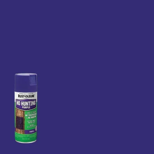 270970 Rust-Oleum No Hunting Purple Spray Paint