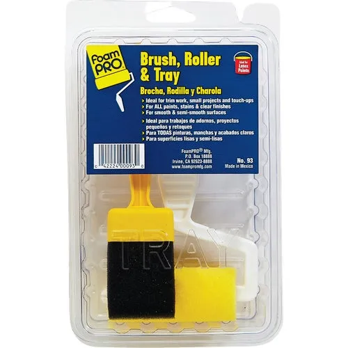 93 FoamPro 3-Piece Trim Roller Kit