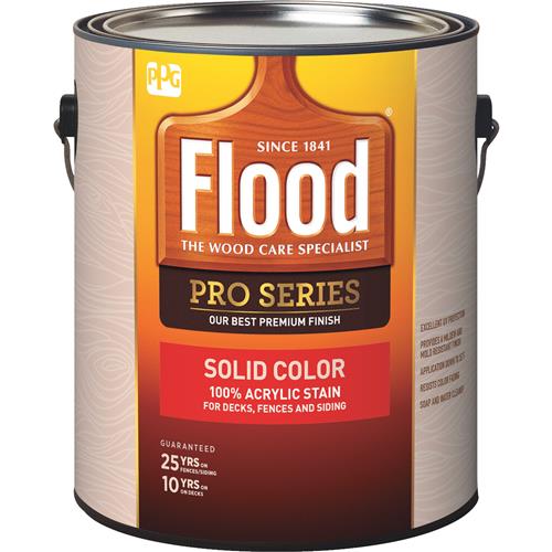 FLD822/01 Flood Pro Series 100% Acrylic Deck, Fence And Siding Exterior Stain