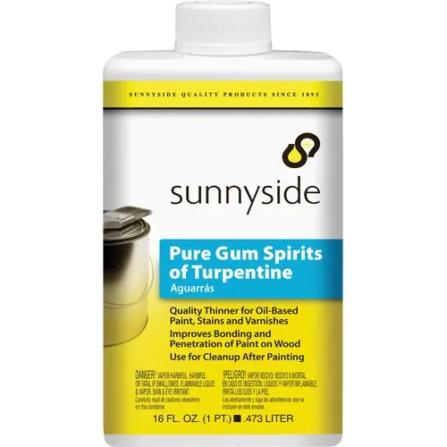 87016 Sunnyside Pure Gum Spirits Turpentine